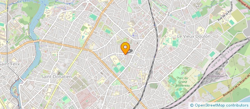 localisation de l'entreprise MADAME MELANIE MOREAU  NANTES