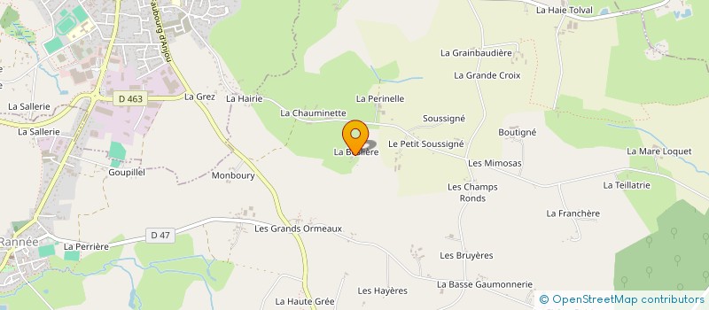 localisation de l'entreprise MADAME MELANIE MOREL  RANNEE