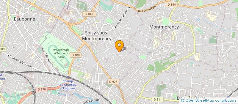 localisation de l'entreprise MADAME MELANIE MORENO  SOISY-SOUS-MONTMORENCY