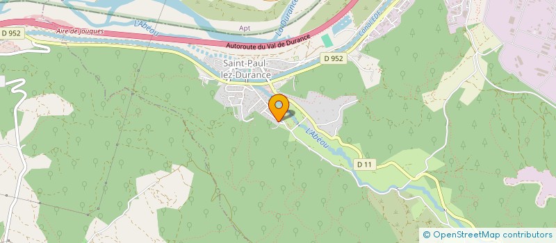 localisation de l'entreprise MADAME MELANIE MORIN  SAINT-PAUL-LES-DURANCE
