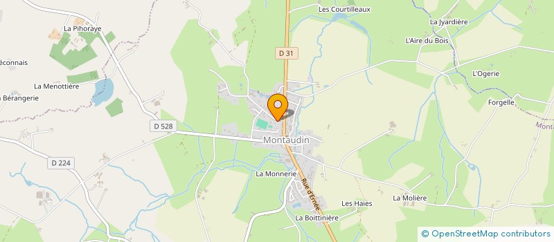 localisation de l'entreprise MADAME MELANIE MORISSET  MONTAUDIN