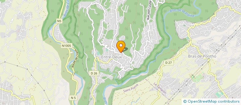 localisation de l'entreprise MADAME MELANIE MORVAN  ENTRE-DEUX