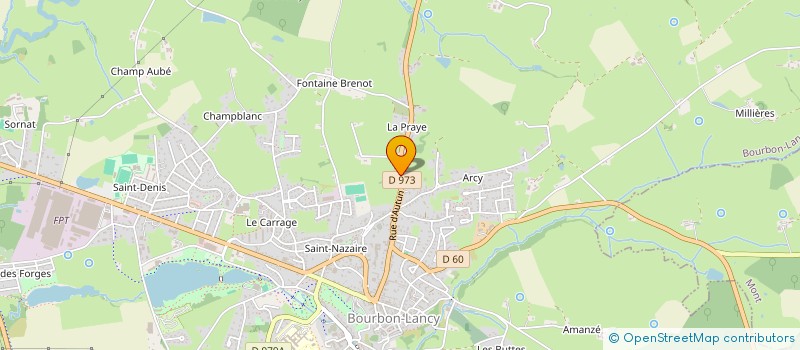 localisation de l'entreprise MADAME MELANIE MOUTA  BOURBON-LANCY