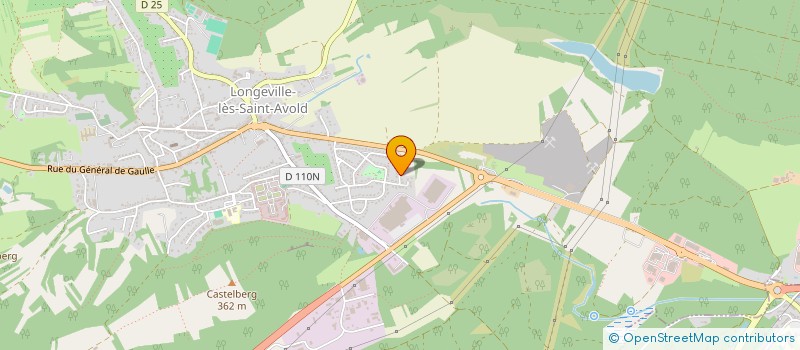 localisation de l'entreprise MADAME MELANIE MULLER  LONGEVILLE-LES-SAINT-AVOLD