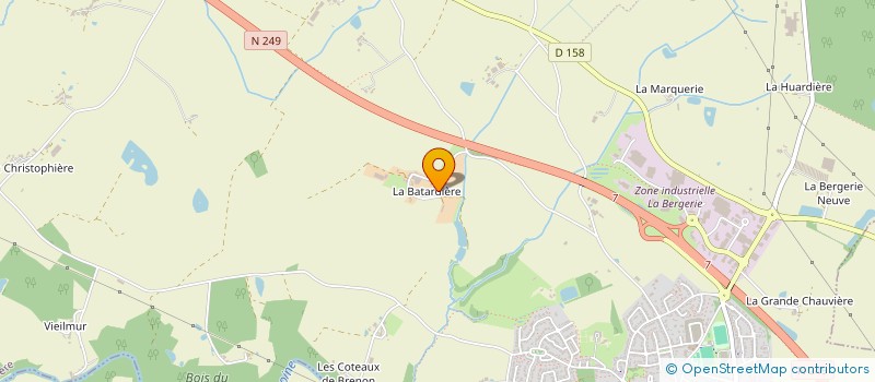 localisation de l'entreprise MADAME MELANIE MURZEAU  LA ROMAGNE