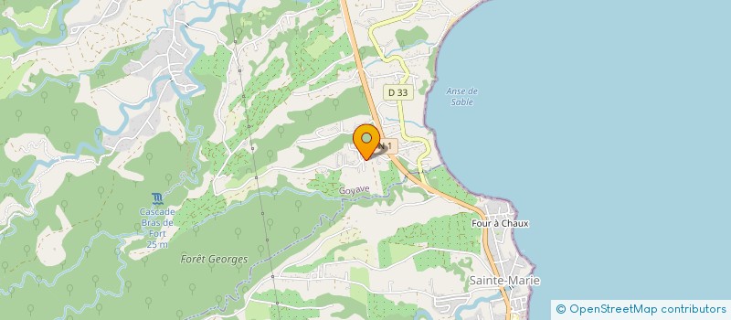 localisation de l'entreprise MADAME MELANIE NARAYANINSAMY  GOYAVE