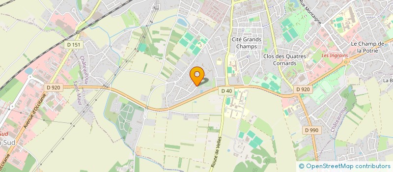 localisation de l'entreprise MADAME MELANIE NAUDON à CHATEAUROUX
