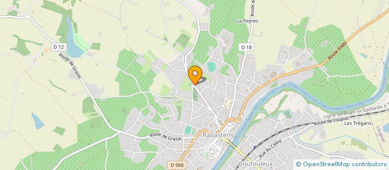 localisation de l'entreprise MADAME MELANIE NAVARRO  RABASTENS