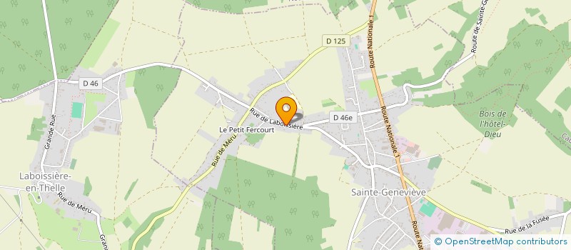 localisation de l'entreprise MADAME MELANIE NAVARRO-JULIAN  SAINTE-GENEVIEVE