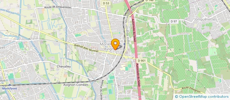 localisation de l'entreprise MADAME MELANIE NAVAS  MORIERES-LES-AVIGNON