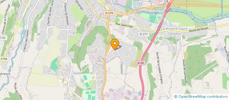 localisation de l'entreprise MADAME MELANIE NDIAYE  LA RIVIERE-SAINT-SAUVEUR