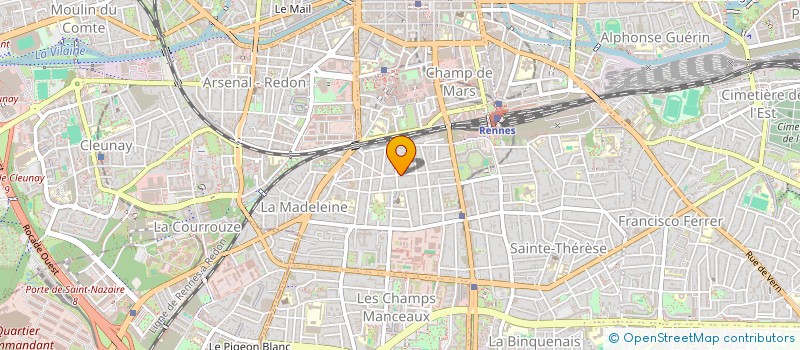 localisation de l'entreprise MADAME MELANIE NERZIC PRIME  RENNES