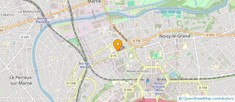 localisation de l'entreprise MADAME MELANIE NETO à NOISY-LE-GRAND