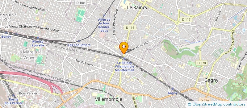 localisation de l'entreprise MADAME MELANIE NICOLARDOT à LE RAINCY