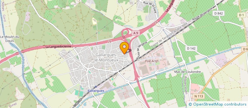 localisation de l'entreprise MADAME MELANIE NICOT  GALLARGUES-LE-MONTUEUX