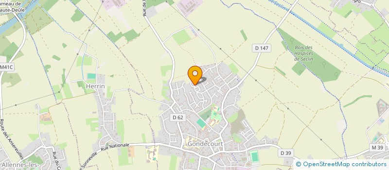 localisation de l'entreprise MADAME MELANIE NIULIKI  GONDECOURT