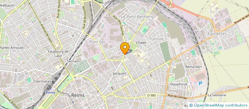 localisation de l'entreprise MADAME MELANIE NOEL  REIMS