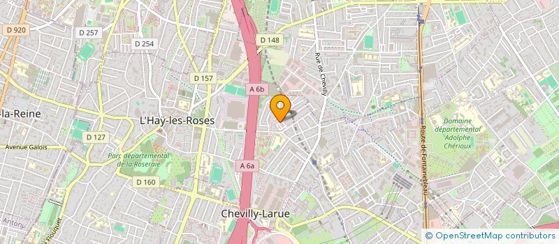 localisation de l'entreprise MADAME MELANIE NOGARET--LENOIR  L'HAY-LES-ROSES