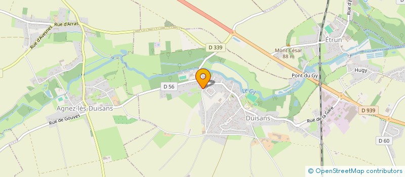 localisation de l'entreprise MADAME MELANIE NORIS  DUISANS