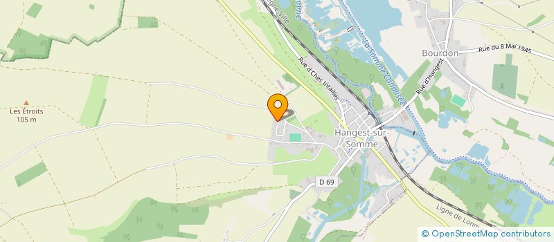 localisation de l'entreprise MADAME MELANIE NOURRY  HANGEST-SUR-SOMME