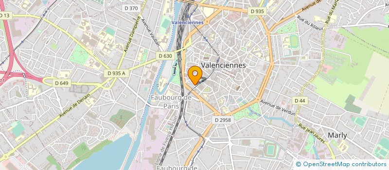 localisation de l'entreprise MADAME MELANIE O' BRIEN à VALENCIENNES