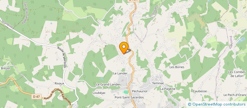 localisation de l'entreprise MADAME MELANIE ODOBEZ  SARLAT-LA-CANEDA