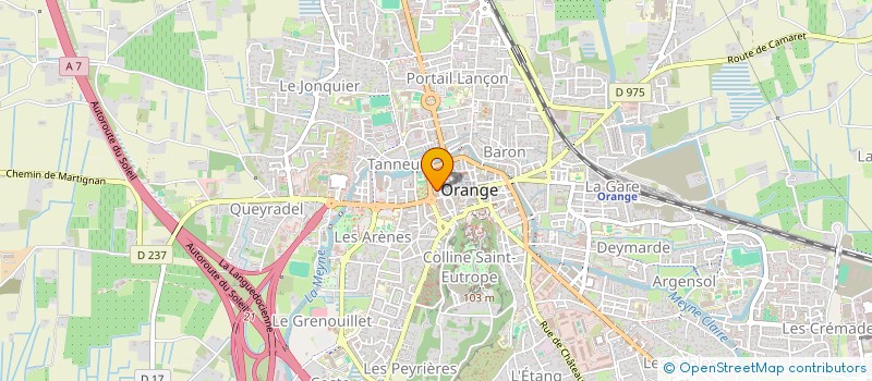 localisation de l'entreprise MADAME MELANIE OGIER à ORANGE