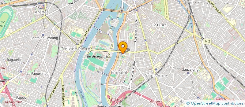 localisation de l'entreprise MADAME MELANIE OREAL  TOULOUSE