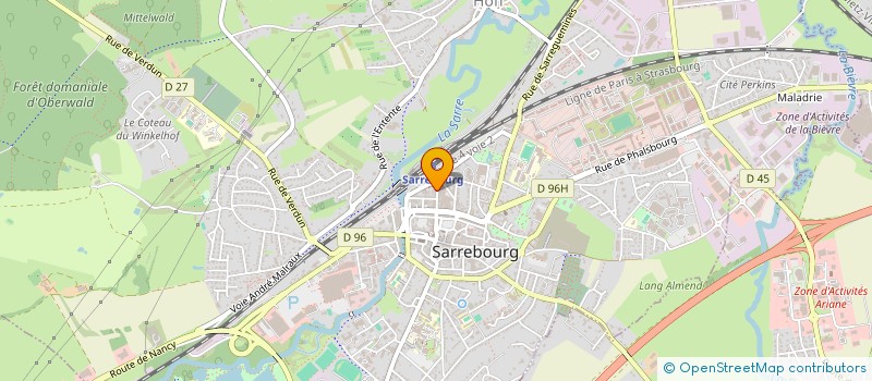 localisation de l'entreprise MADAME MELANIE ORS à SARREBOURG