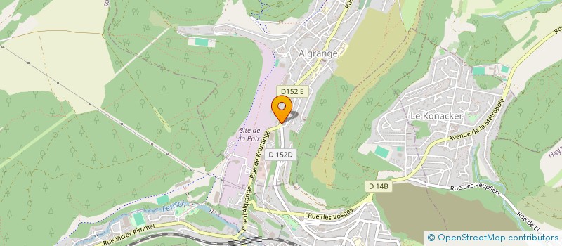 localisation de l'entreprise MADAME MELANIE OSZCZAK  ALGRANGE