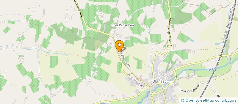 localisation de l'entreprise MADAME MELANIE PALLU  COTEAUX-DU-BLANZACAIS