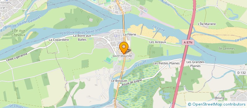 localisation de l'entreprise MADAME MELANIE PALY  LES PONTS-DE-CE