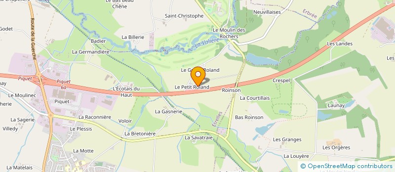 localisation de l'entreprise MADAME MELANIE PANNETIER  ETRELLES