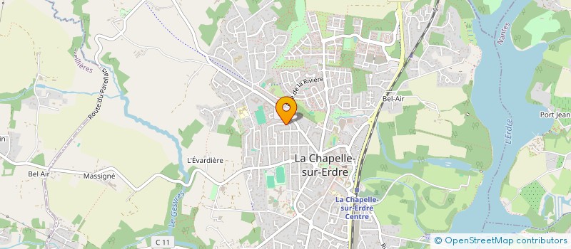 localisation de l'entreprise MADAME MELANIE PANSART à LA CHAPELLE-SUR-ERDRE