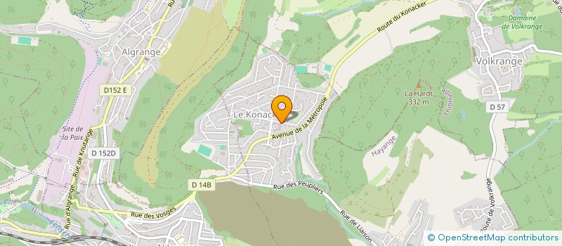 localisation de l'entreprise MADAME MELANIE PAOLETTI  HAYANGE