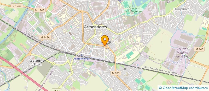 localisation de l'entreprise MADAME MELANIE PARISOT  ARMENTIERES