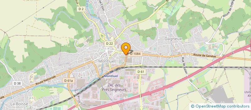 localisation de l'entreprise MADAME MELANIE PARRA  MONTLUEL