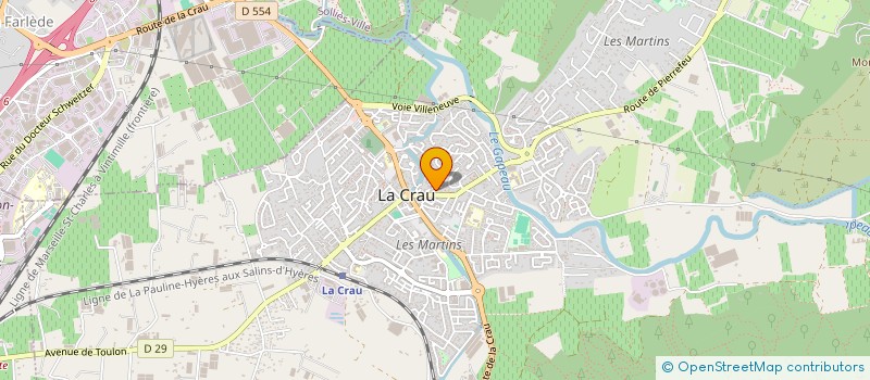 localisation de l'entreprise MADAME MELANIE PARRACHINO  LA CRAU