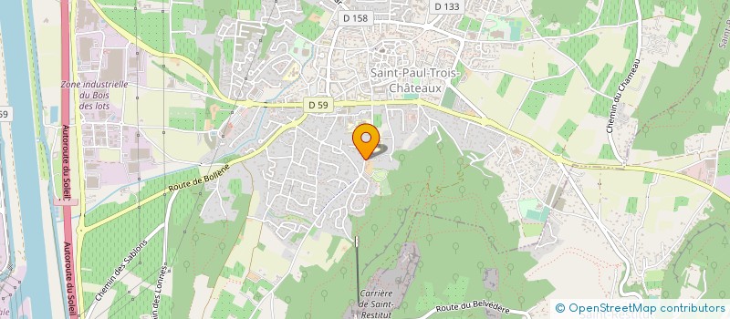 localisation de l'entreprise MADAME MELANIE PATSOURIS  SAINT-PAUL-TROIS-CHATEAUX