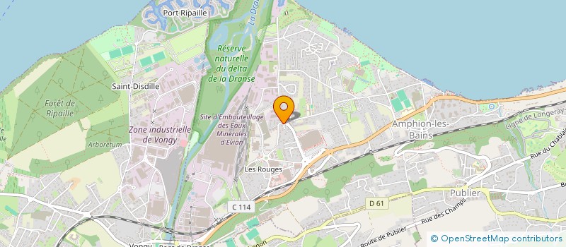 localisation de l'entreprise MADAME MELANIE PAUL  PUBLIER