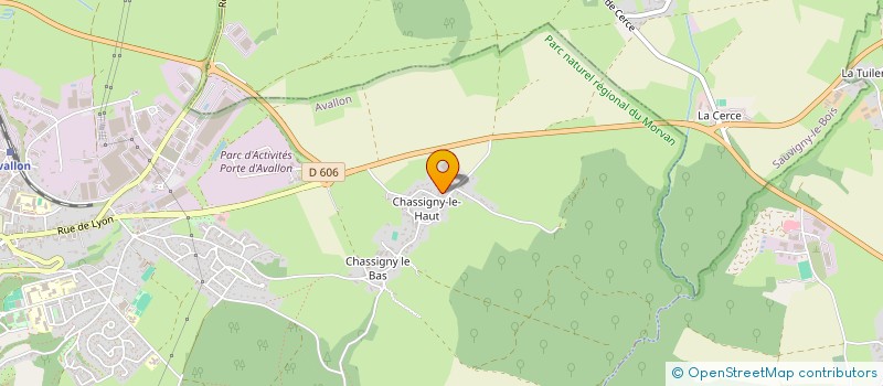 localisation de l'entreprise MADAME MELANIE PAUPY  AVALLON