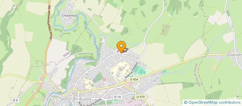 localisation de l'entreprise MADAME MELANIE PAUTREL  SEMUR-EN-AUXOIS