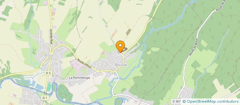 localisation de l'entreprise MADAME MELANIE PEIGNEY  BOULOT