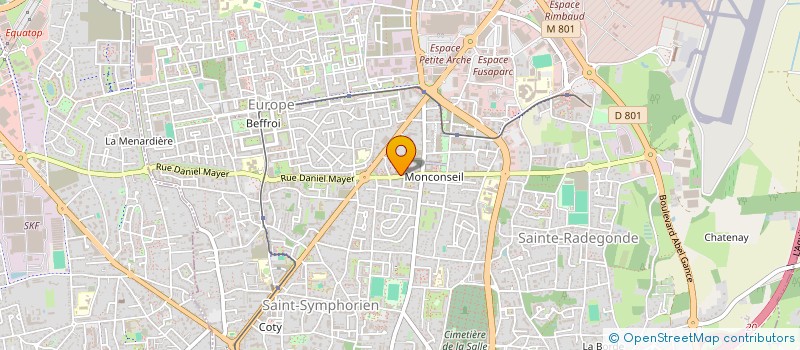 localisation de l'entreprise MADAME MELANIE PEJOT  TOURS