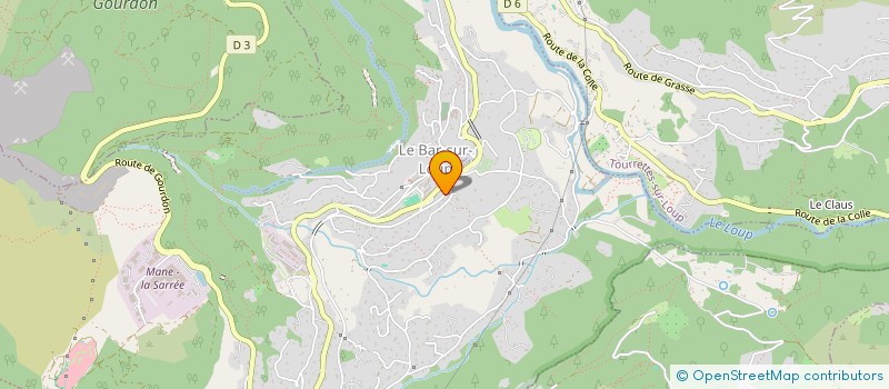 localisation de l'entreprise MADAME MELANIE PELAIA  LE BAR-SUR-LOUP