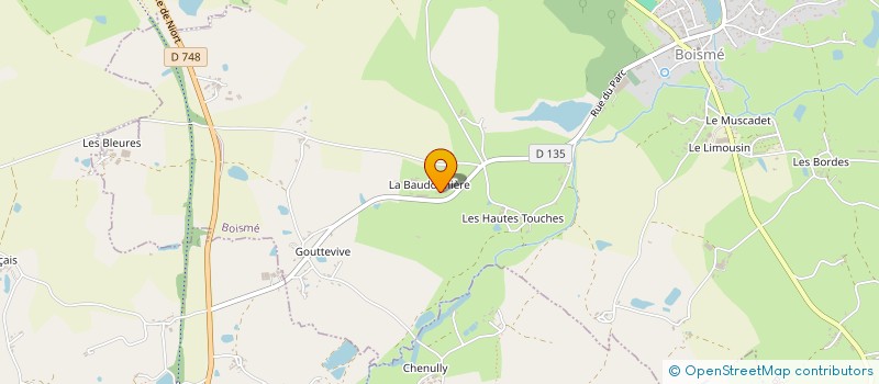 localisation de l'entreprise MADAME MELANIE PELLETIER  BOISME