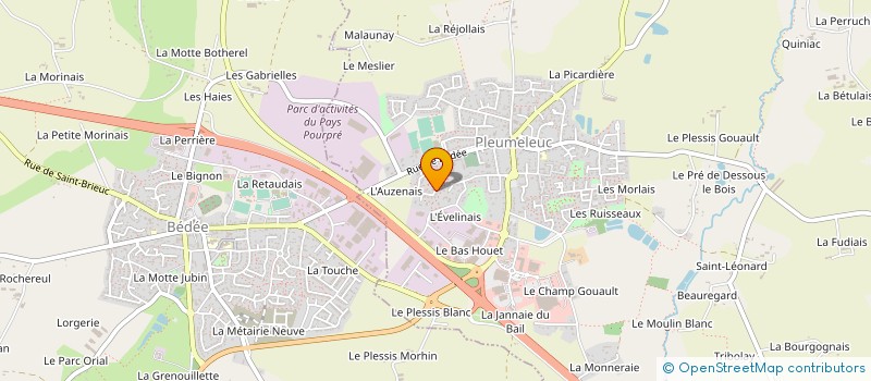 localisation de l'entreprise MADAME MELANIE PENARD  PLEUMELEUC