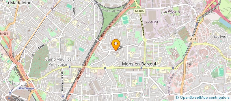 localisation de l'entreprise MADAME MELANIE PERARD  MONS-EN-BARUL