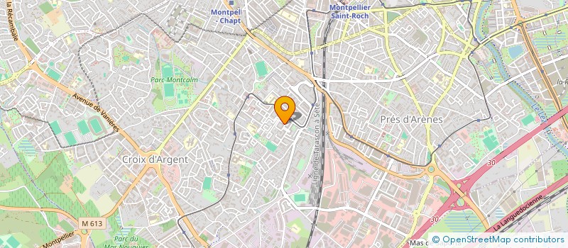 localisation de l'entreprise MADAME MELANIE PEREZ à MONTPELLIER