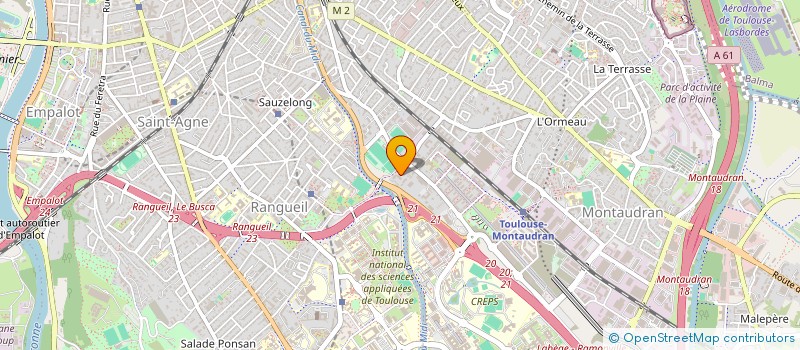 localisation de l'entreprise MADAME MELANIE PERIGAUD à TOULOUSE